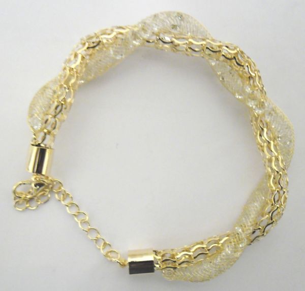 Pulseira folheada a ouro (c 02)